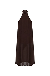 Gzdorah Sheer Halterneck Dress
