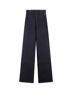 Gcds Wide-Leg Denim Jeans