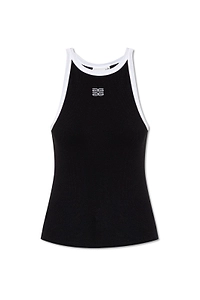 Gzdrew Logo Embroidered Tank Top