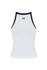 Gzdrew Logo Embroidered Tank Top