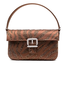 Habibi Crystal Buckle Shoulder Bag