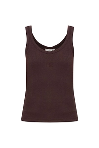 Gzdrew Ribbed Logo Tank Top