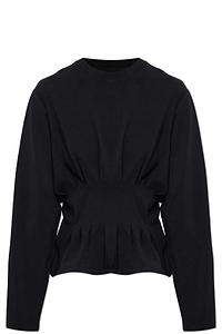 Gestuz Gzinez Peplum Long-Sleeve Top