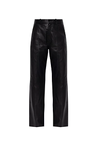 Gestuz Gzluciana Straight-Leg Leather Pants