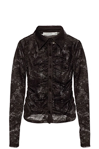 Gestuz Gzleala Ruched Lace Shirt