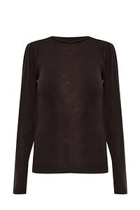 Gestuz Gzninia Sheer Long-Sleeve Top