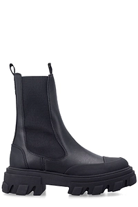 Ganni Mid Cleated Chelsea Boots