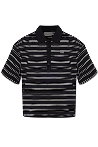 Gzpilova Striped Polo Top