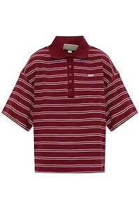 Gzpilova Striped Polo Top