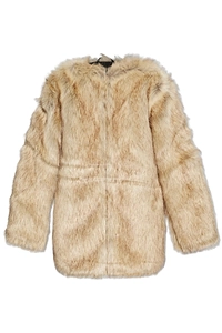 Gestuz Gzricca Hooded Faux Fur Jacket