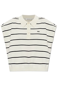Gestuz Gzsaia Striped Polo T-Shirt