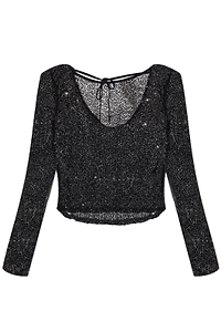 Gestuz Gzsaina Sheer Sequin Top