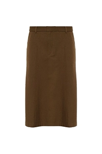 Gzstacy Belted Midi Skirt