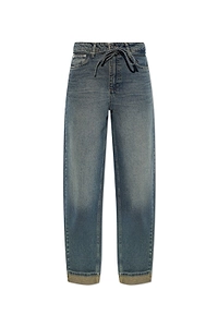Gestuz Gzsusara Tie-Waist Wide-Leg Jeans