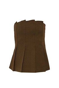 Gestuz Gzstacy Pleated Strapless Top
