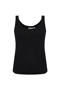 Gestuz Ribbed Logo Tank Top