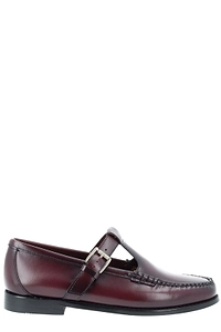 G.H. Bass & Co. T-Bar Buckle Flat Shoes