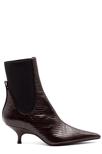 Tara Textured Ankle Boots