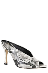 Giampaolo Viozzi Peep Toe High Heel Mules