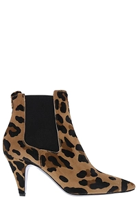Giampaolo Viozzi Pony Leopard Printed Ankle Boots