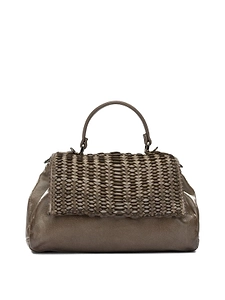 Giancarlo Nevola Textured Flap Top Handle Bag