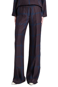 Gianluca Capannolo Geometric Patterned Straight-Leg Trousers