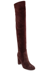 Gianvito Rossi Glen Block-Heel Over-The-Knee Boots