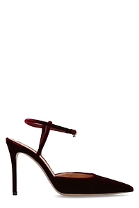 Velsyra Ankle-Strap Heeled Pumps
