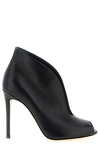 Gianvito Rossi Vamp Peep-Toe Stiletto Boots