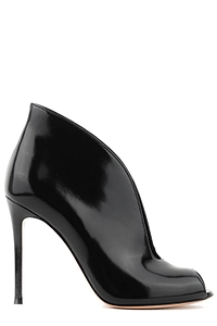 Gianvito Rossi Vamp Peep Toe Stiletto Heel Sandals