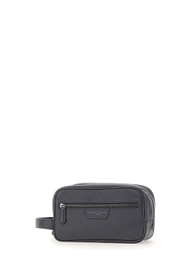 Gianni Chiarini Pebbled Leather Toiletry Bag