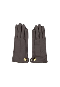 Gianni Chiarini Ring Detail Leather Gloves