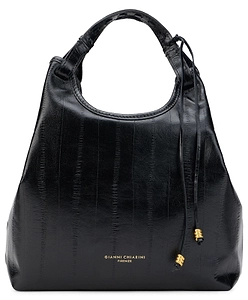 Gianni Chiarini Textured Hobo Shoulder Bag