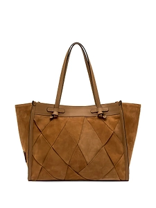 Gianni Chiarini Woven Panel Shoulder Bag