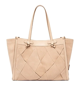 Gianni Chiarini Woven Panel Shoulder Bag