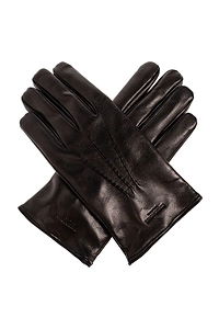 Giorgio Armani Topstitched Leather Gloves