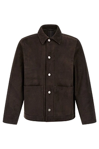 Giorgio Brato Fiore Suede Shirt Jacket