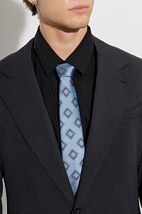 Giorgio Armani Geometric Pattern Tie