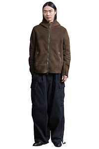 Giorgio Brato Shearling Hoodie Jacket