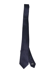 Giorgio Armani Herringbone Logo Tie