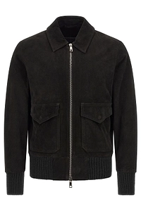 Giorgio Brato Suede Aviator Jacket