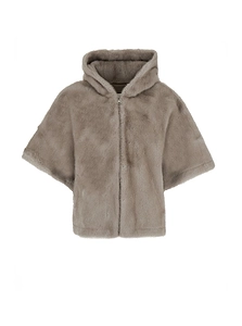Giovanni Paris Alizee Faux Fur Cape