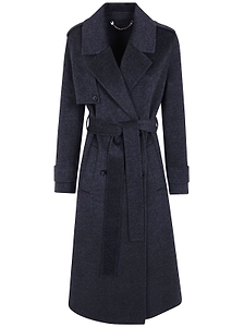 Giovanni Paris Cassis Belted Trench Coat