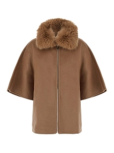 Giovanni Paris Clementine Detachable Collar Coat