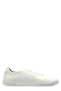 Giorgio Armani Logo Embossed Lace-Up Sneakers