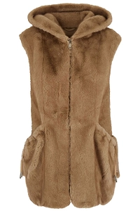 Giovanni Paris Maury Hooded Sleeveless Jacket
