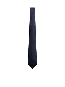 Giorgio Armani Logo Embroidered Pointed Tip Tie