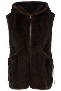 Giovanni Paris Maury Zip Hooded Vest