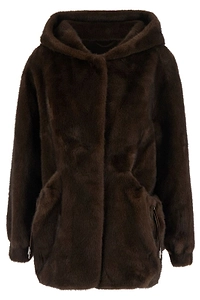 Giovanni Paris Selena Faux Fur Hooded Jacket
