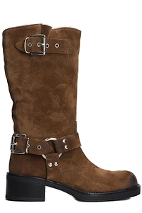 Chester Low Heeled Biker Boots